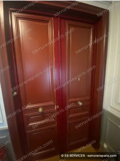 Double porte parisienne, avant et après travaux — réalisation ES SERVICES, photo 4