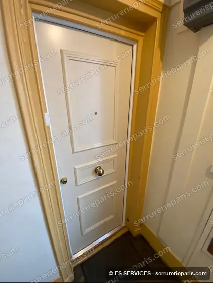 Portes blindées neuves, simple et double vantail — réalisation ES SERVICES